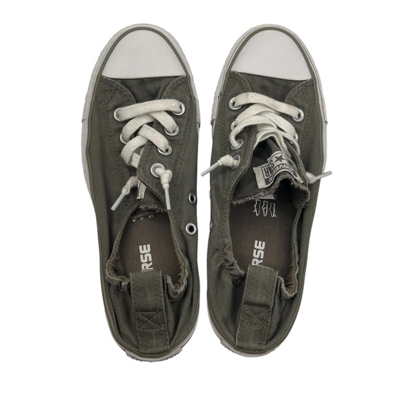 Converse Chuck Taylor All Star Gray Shoreline Slip On Sneakers Size 7 Women’s - Picture 5 of 9